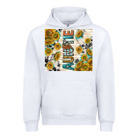 White auntie with lightning bolt Urban Hoodie - TumblerDesignByShophia