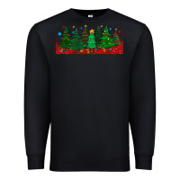Black christmas trees libbey glass Premium Sweatshirt - BundleAndBundleShop