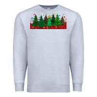 Heather Grey christmas trees libbey glass Premium Sweatshirt - BundleAndBundleShop