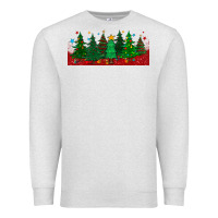 Oatmeal Heather christmas trees libbey glass Premium Sweatshirt - BundleAndBundleShop