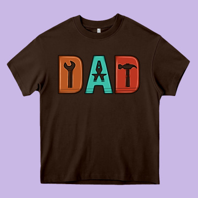 Dad Heavy Core Tee Designed By Artiststas