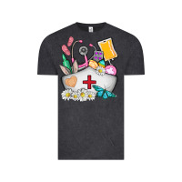 Vintage Black nurse  easter Vintage Tee - AdoDesignShop