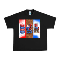 Black usa macaroon and boots Urban Heavy Tee - AdoDesignShop