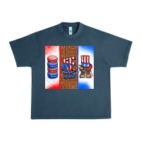 Midnight Navy usa macaroon and boots Urban Heavy Tee - AdoDesignShop