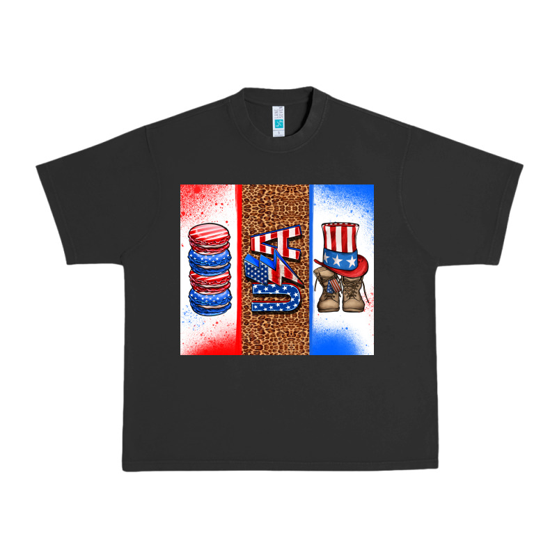 Usa Macaroon And Boots Urban Heavy Tee by AdoDesignShop | Teevron