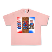 Salmon usa macaroon and boots Urban Heavy Tee - AdoDesignShop