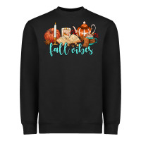 Black fall vibes Heavyweight Sweatshirt - AdoDesignShop