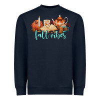 Navy fall vibes Heavyweight Sweatshirt - AdoDesignShop