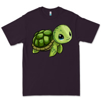 Plum cute turtle Premium Tee - Zillion Design Studio