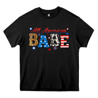 Black all american babe Heavy Core Tee - RanaPortraitStore
