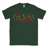 Sports Green rosses and keys Classic Tee - AdoDesignShop