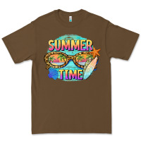 Cacao summer time sunset glasses Premium Tee - BarkalooDesign