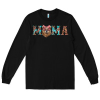 Black mama with bear Long Sleeve Tee - Artiststas
