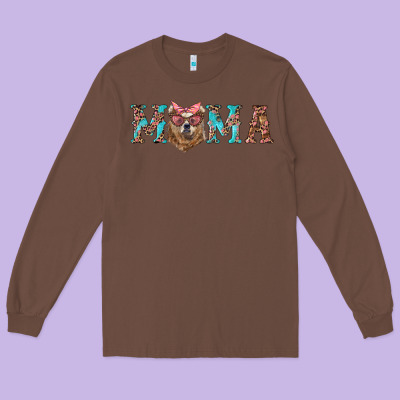 Mama With Bear Long Sleeve Tee Designed By Artiststas