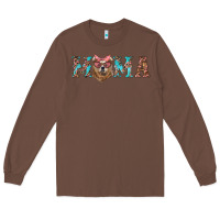 Chestnut mama with bear Long Sleeve Tee - Artiststas