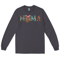 Smoke mama with bear Long Sleeve Tee - Artiststas