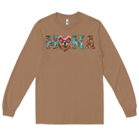 Toasted Coconut mama with bear Long Sleeve Tee - Artiststas