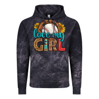 Cloud Black love my girl baseball Vintage Hoodie - HRA Design Shop