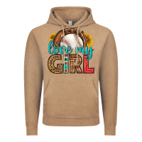 Love My Girl Baseball Vintage Hoodie | Teevron