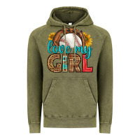 Vintage Olive love my girl baseball Vintage Hoodie - HRA Design Shop