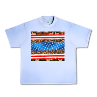 Grape Ice usa camouflage american flag Urban Heavy Tee - AdoDesignShop
