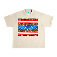 Sandshell usa camouflage american flag Urban Heavy Tee - AdoDesignShop