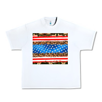 White usa camouflage american flag Urban Heavy Tee - AdoDesignShop