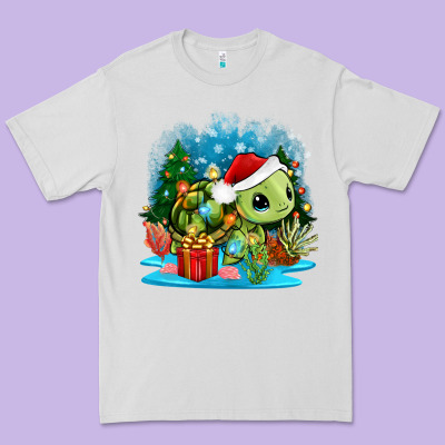Premium Tee christmas turtle