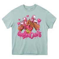 Arona galentines afro girl sneakers Heavy Core Tee - RanaPortraitStore