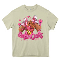 Mossy galentines afro girl sneakers Heavy Core Tee - RanaPortraitStore