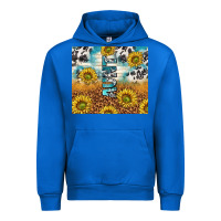 Cobalt aunt sunflower leopard glitter Urban Hoodie - TumblerDesignByShophia