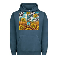 Pigment Midnight Navy aunt sunflower leopard glitter Urban Hoodie - TumblerDesignByShophia