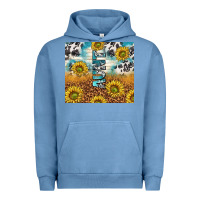 Pigment Pebble Blue aunt sunflower leopard glitter Urban Hoodie - TumblerDesignByShophia