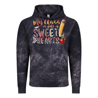 Cloud Black my class is full of sweet hearts Vintage Hoodie - RacoonDesign