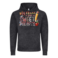 Vintage Black my class is full of sweet hearts Vintage Hoodie - RacoonDesign