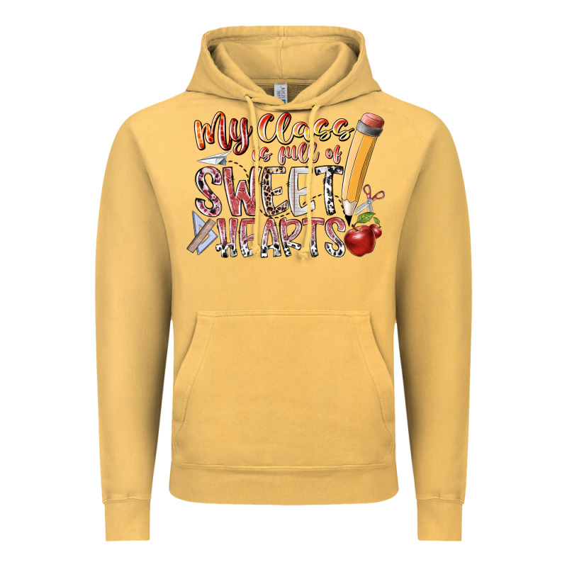 My Class Is Full Of Sweet Hearts Vintage Hoodie by RacoonDesign | Teevron