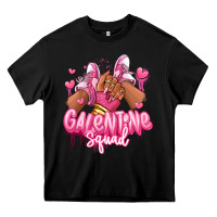 Black galentine squad afro girl sneakers Heavy Core Tee - RanaPortraitStore