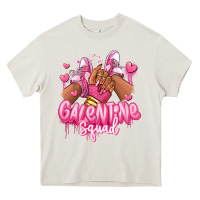 Cream galentine squad afro girl sneakers Heavy Core Tee - RanaPortraitStore