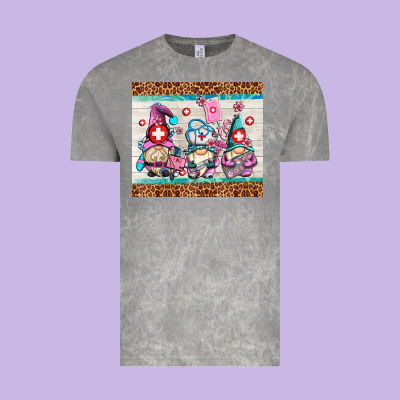 Nurse Gnomes Vintage Tee Designed By Adodesignshop