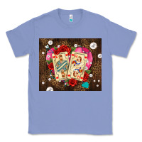 Colony Blue playing cards and pearls Classic Tee - AdoDesignShop