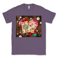 Lavender playing cards and pearls Classic Tee - AdoDesignShop