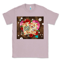 Lilac playing cards and pearls Classic Tee - AdoDesignShop