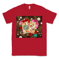 Red playing cards and pearls Classic Tee - AdoDesignShop