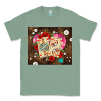 Sage playing cards and pearls Classic Tee - AdoDesignShop