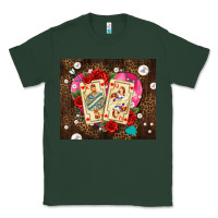 Sports Green playing cards and pearls Classic Tee - AdoDesignShop