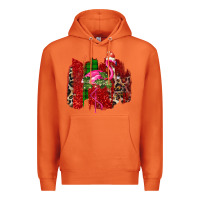 Carrot Christmas Flamingo Premium Hoodie - Bettercallsaul