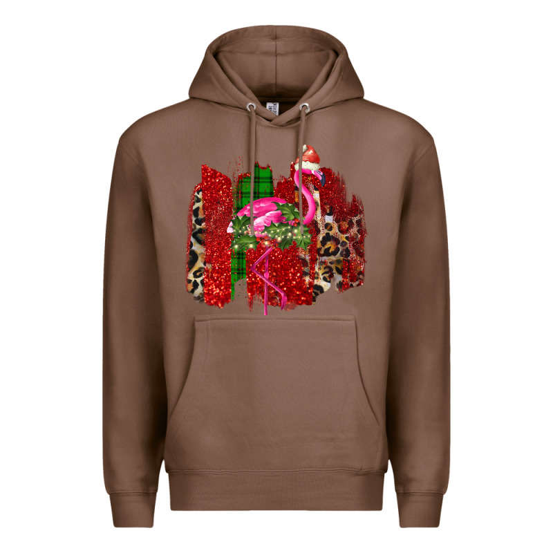 Christmas Flamingo Premium Hoodie by Bettercallsaul | Teevron