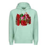 Seafoam Christmas Flamingo Premium Hoodie - Bettercallsaul