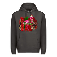Smoke Christmas Flamingo Premium Hoodie - Bettercallsaul