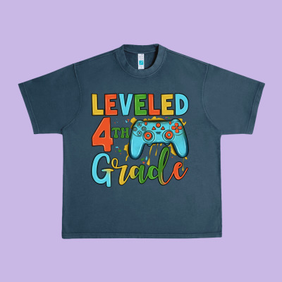 Leveled 4th Grade Urban Heavy Tee Designed By Jahusdesignshop